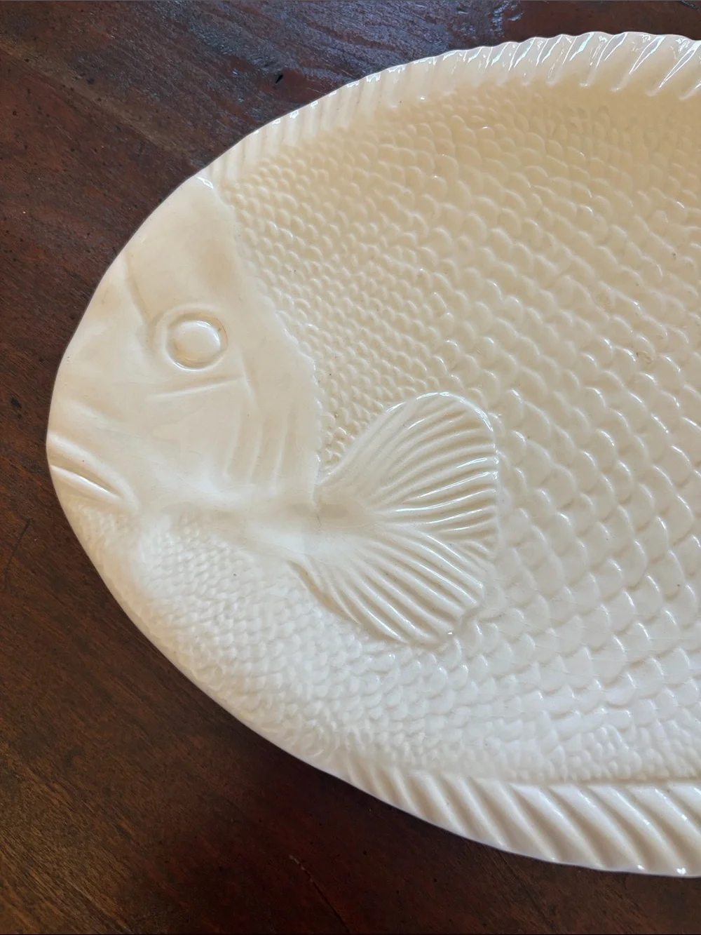 Baum Bros White Fish Plate